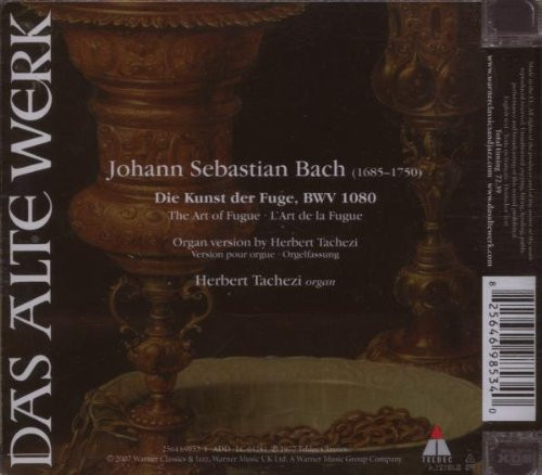 BACH/TACHEZI - DIE KUNST DER FUGE CD - Slika 2