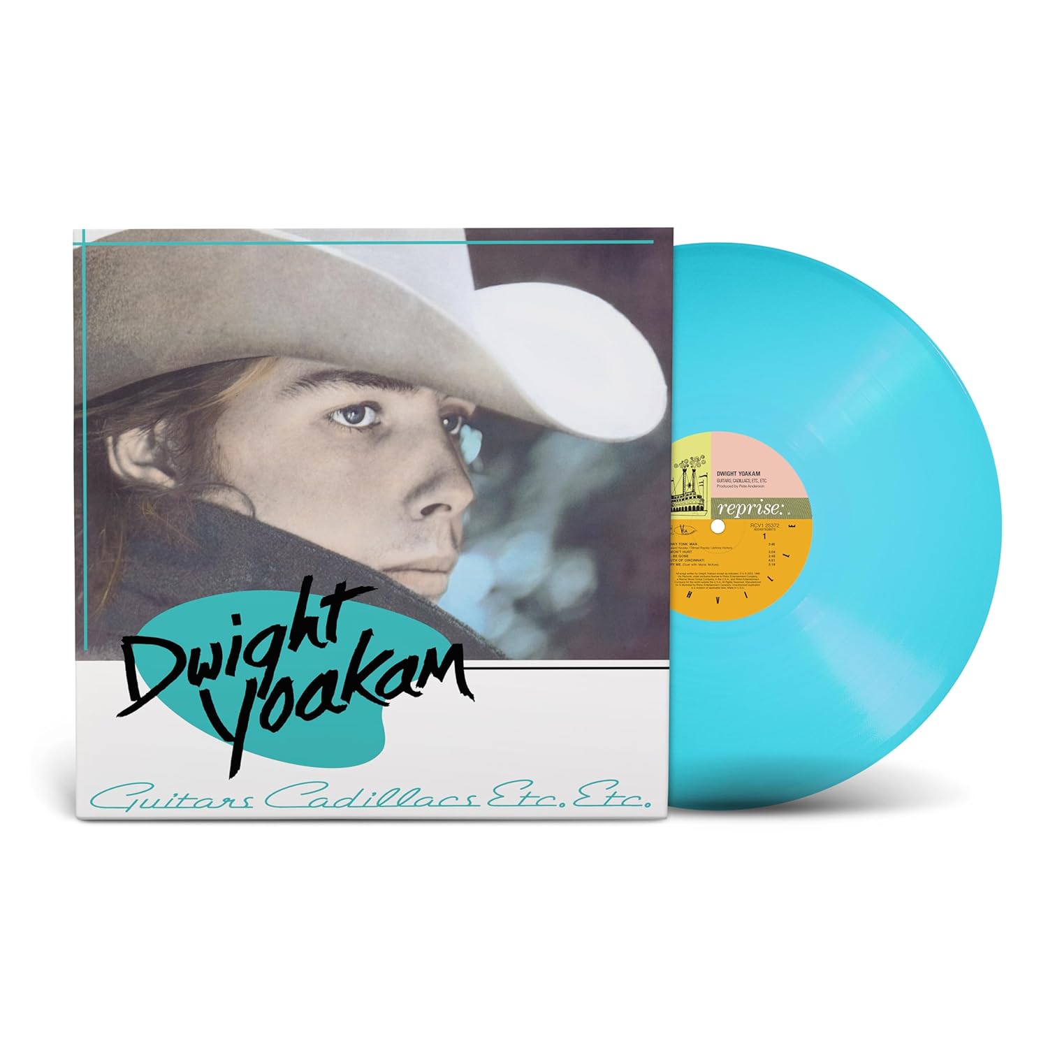 YOAKAM DWIGHT - GUITARS, CADILLACDS, ETC., ETC. light blue vinyl LP