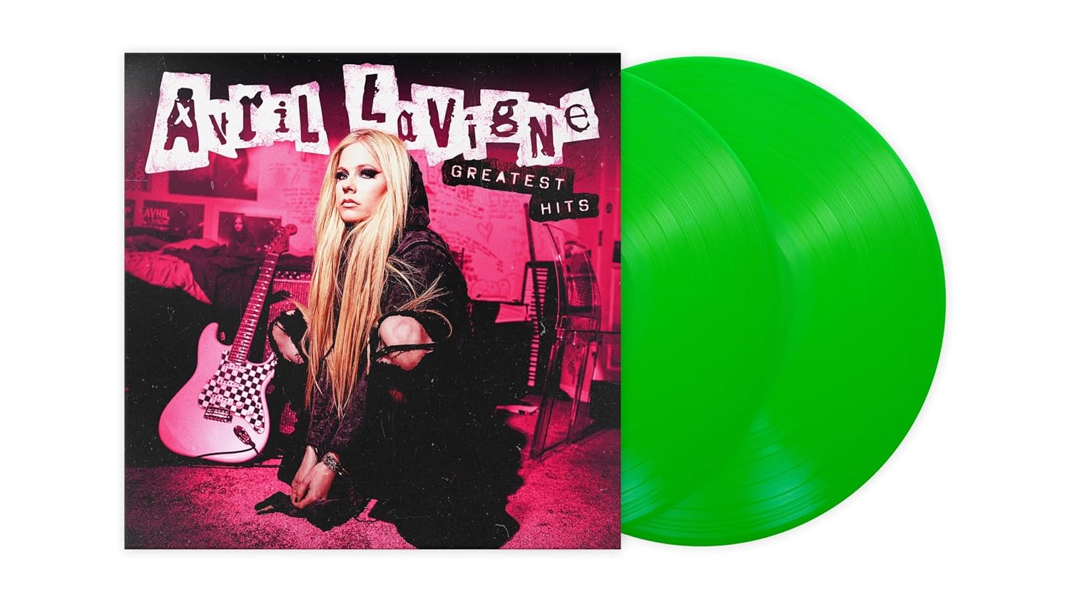 LAVIGNE AVRIL - GREATEST HITS neon green vinyl LP2