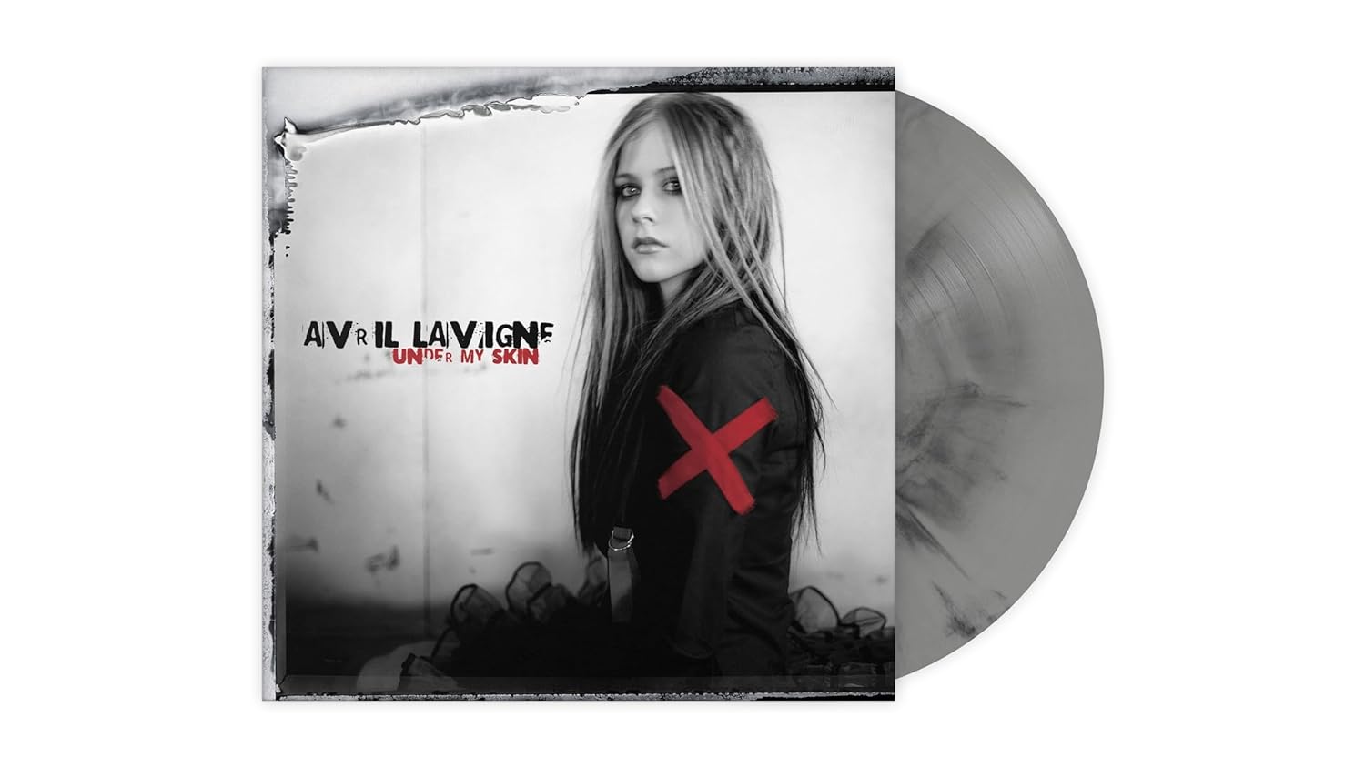 LAVIGNE AVRIL - UNDER MY SKIN grey+black marble vinyl LP