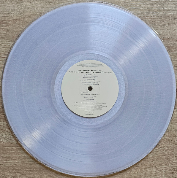 MICHAEL GEORGE - LISTEN WITHOUT PREJUDICE ltd crystal clear transparent vinyl LP - Slika 2