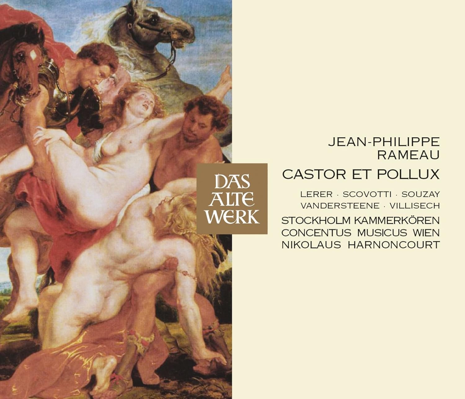 RAMEAU/HARNONCOURT - CASTOR ET POLLUX CD3