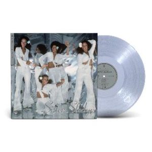SISTER SLEDGE - NOW PLAYING glitter ball clear vinyl LP