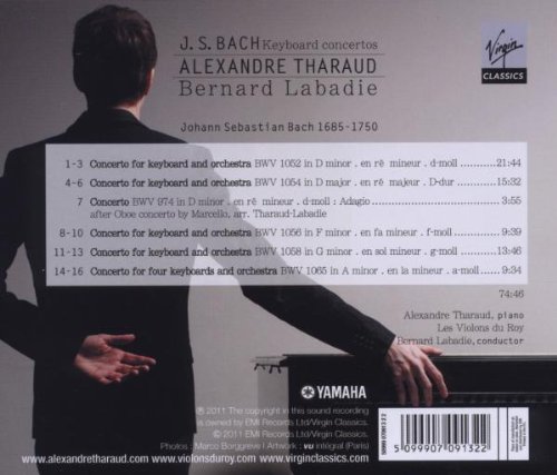 BACH/THARAUD - KEYBOARD CONCERTOS CD - Slika 2