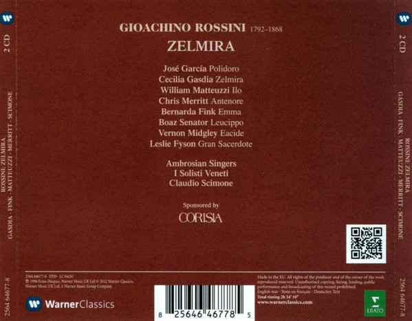 ROSSINI/SCIMONE - ZELMIRA CD2 - Slika 2