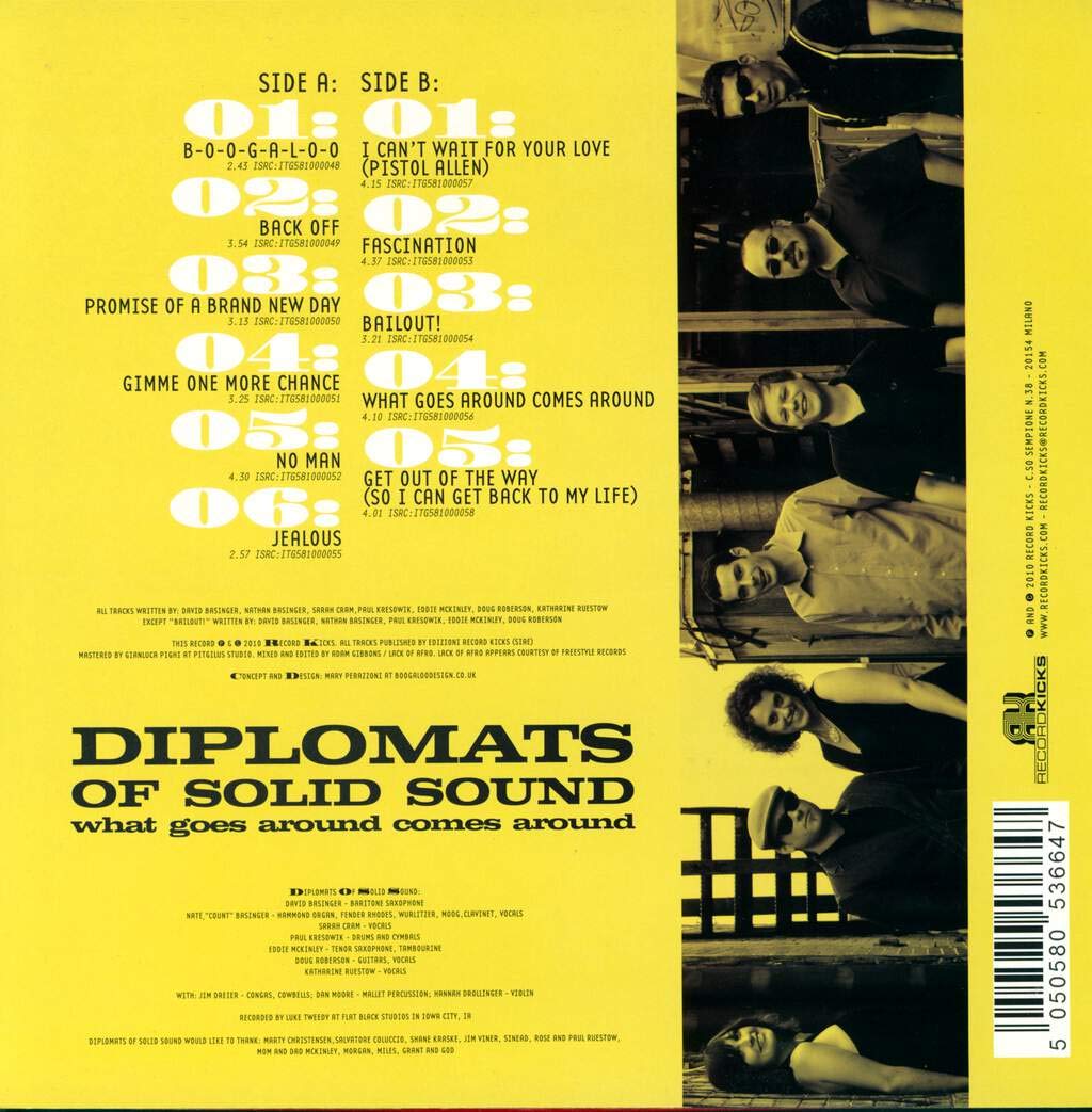 DIPLOMATS OF SOLID SOUND - WHAT GOES AROUND COMES AROUND LP - Slika 2