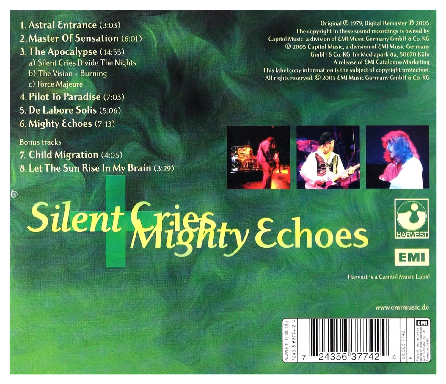 ELOY - SILENT CRIES AND MIGHTY ECHOES CD - Slika 2
