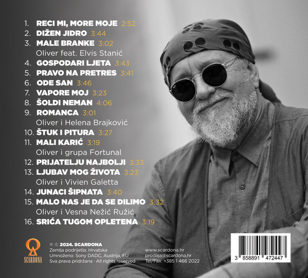 JAKOVČEV OLIVER - RECI MI MORE MOJE CD - Slika 2