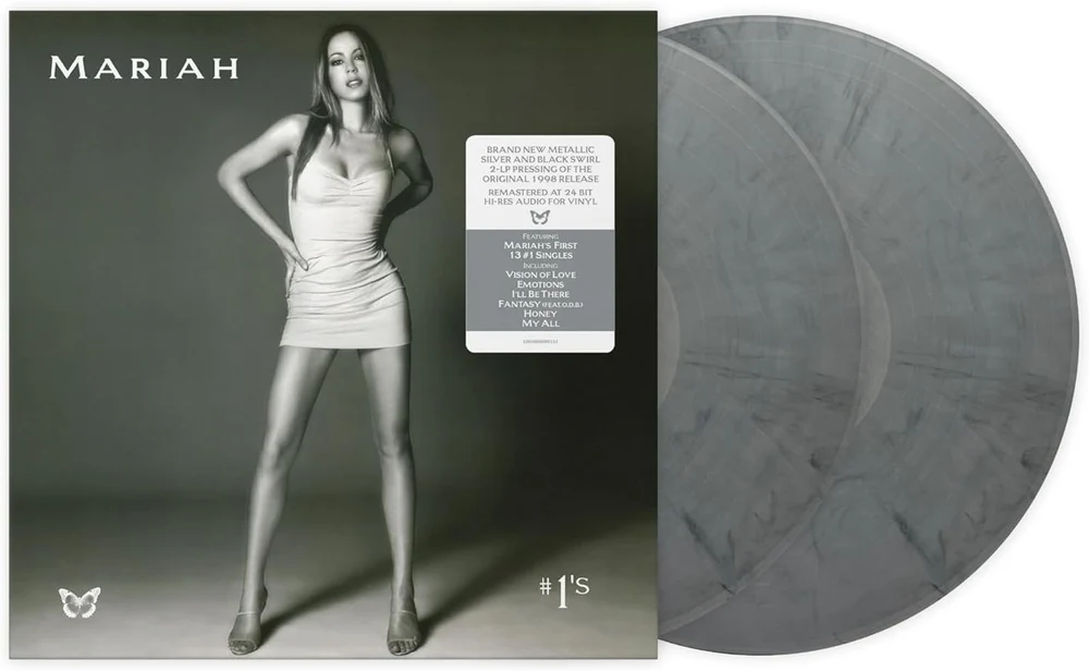 CAREY MARIAH - # 1's metallic silver vinyl LP2