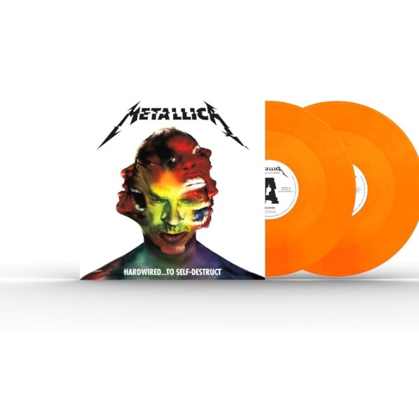 METALLICA - HARDWIRE ...TO SELF DESTRUCT ltd flame orange vinyl LP2