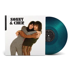 SONNY & CHER - NOW PLAYING sea blue vinyl LP