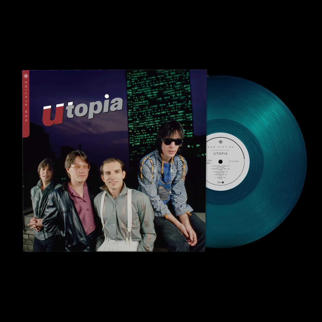 UTOPIA - NOW PLAYING sea blue vinyl LP