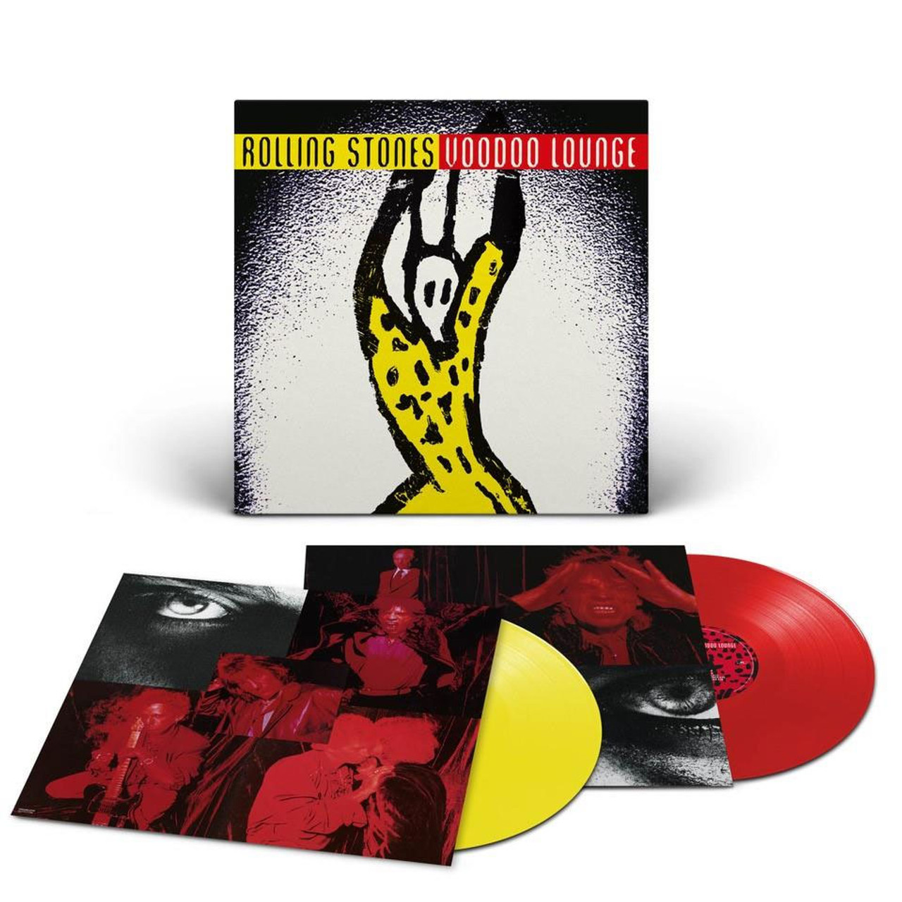 ROLLING STONES - VOODOO LOUNGE 30 anniversary red & yellow vinyl LP2