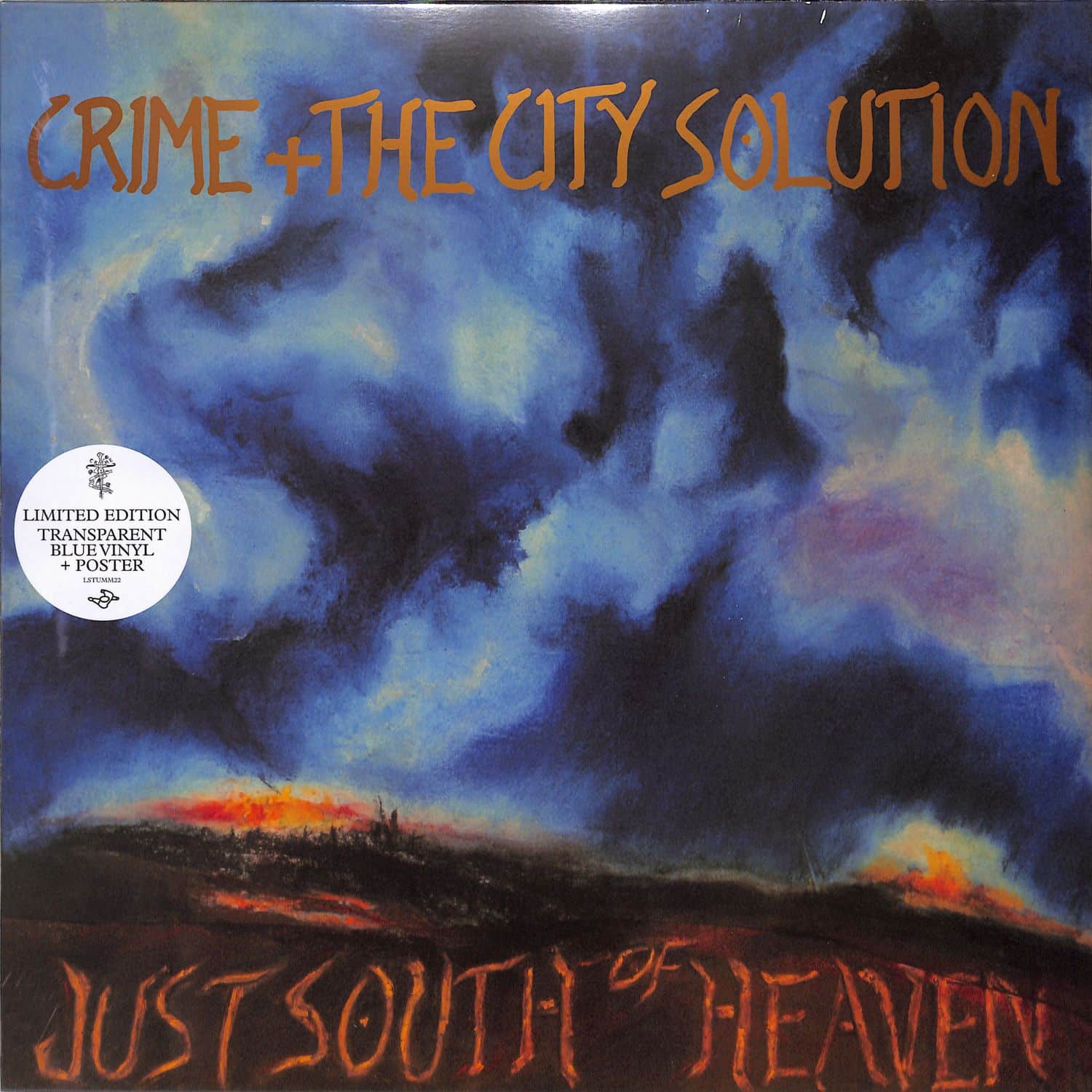 CRIME & CITY SOLUTION - JUST SOUTH OF HEAVEN ltd transparent blue vinyl LP - Slika 2