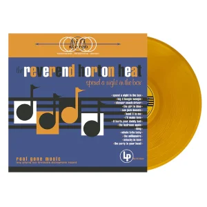 REVEREND HORTON HEAT - SPEND A NIGHT IN THE BOX gold vinyl LP