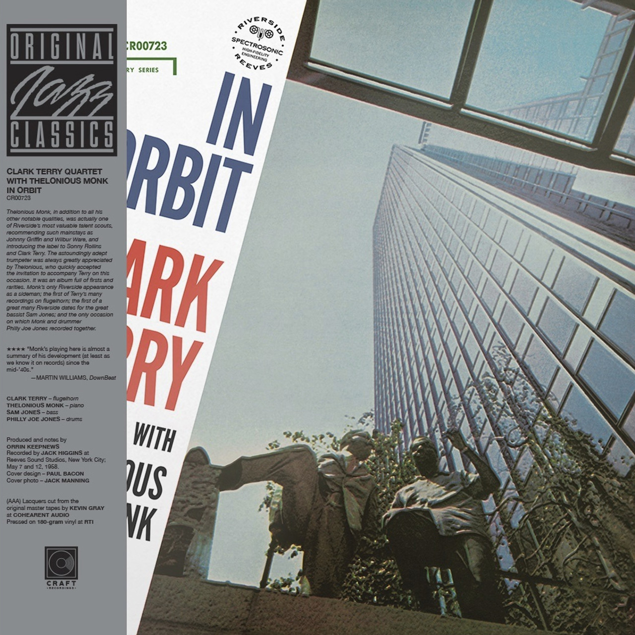 CLARK TERRY - IN ORBIT craft recordings LP - Slika 2