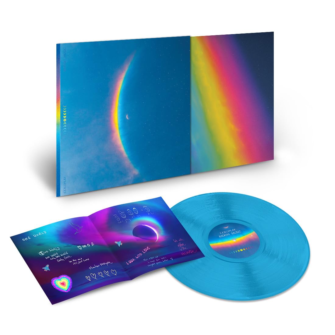 Coldplay - Moon Music LP, Limited 1 x 140g 12" Blue Eco album.