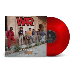 WAR - NOW PLAYING red transparent vinyl LP