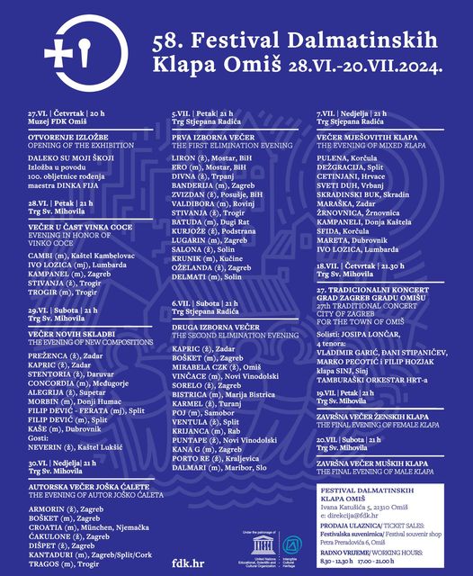 R.I. - 58. FESTIVAL DALMATINSKIH KLAPA OMIŠ CD - Slika 2