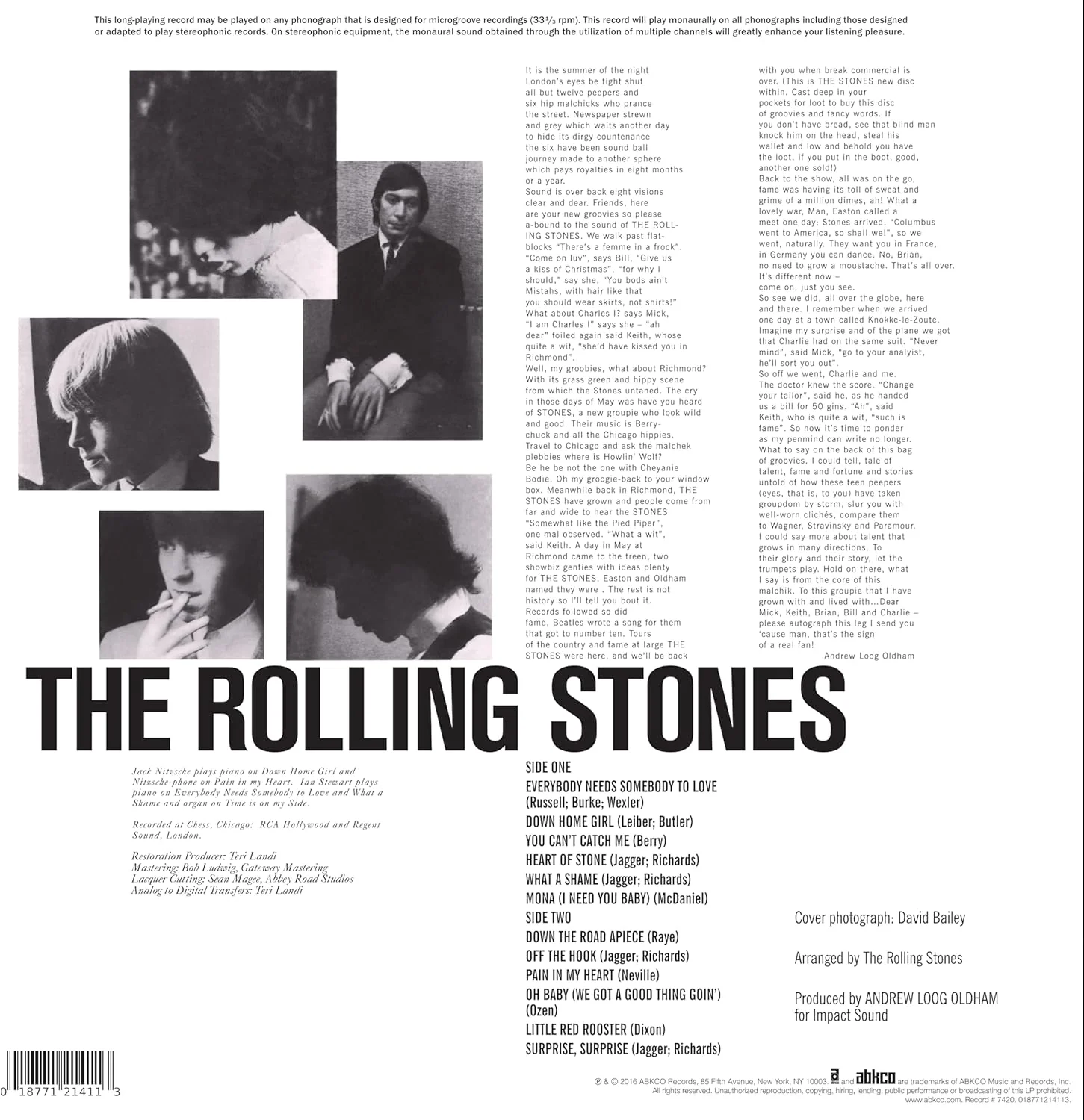 ROLLING STONES - THE ROLLING STONES, NOW LP - Slika 2