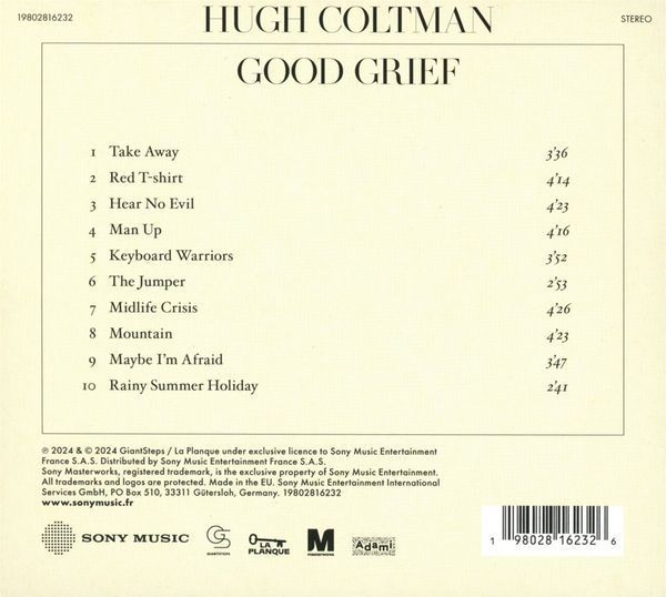 COLTMAN HUGH - GOOD GRIEF CD - Slika 2