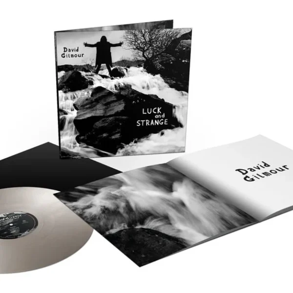 GILMOUR DAVID - LUCK AND STRANGE opaque silver vinyl LP
