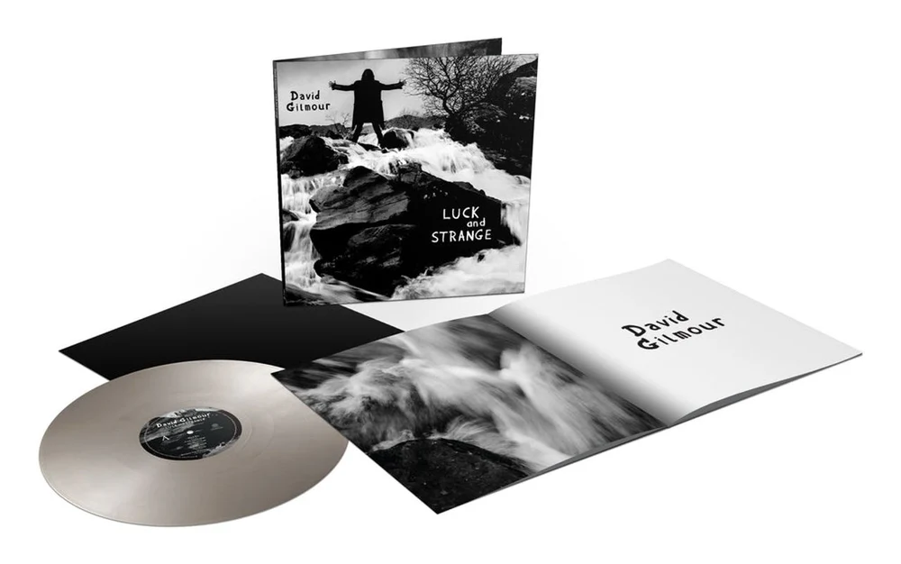 GILMOUR DAVID - LUCK AND STRANGE opaque silver vinyl LP