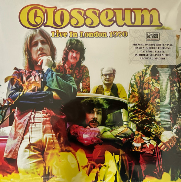 COLOSSEUM - LIVE IN LONDON 1970 white vinyl LP2