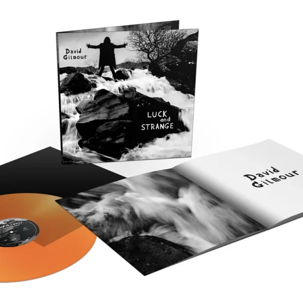 GILMOUR DAVID - LUCK AND STRANGE translucent orange vinyl LP