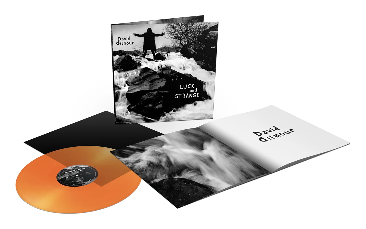 GILMOUR DAVID - LUCK AND STRANGE translucent orange vinyl LP