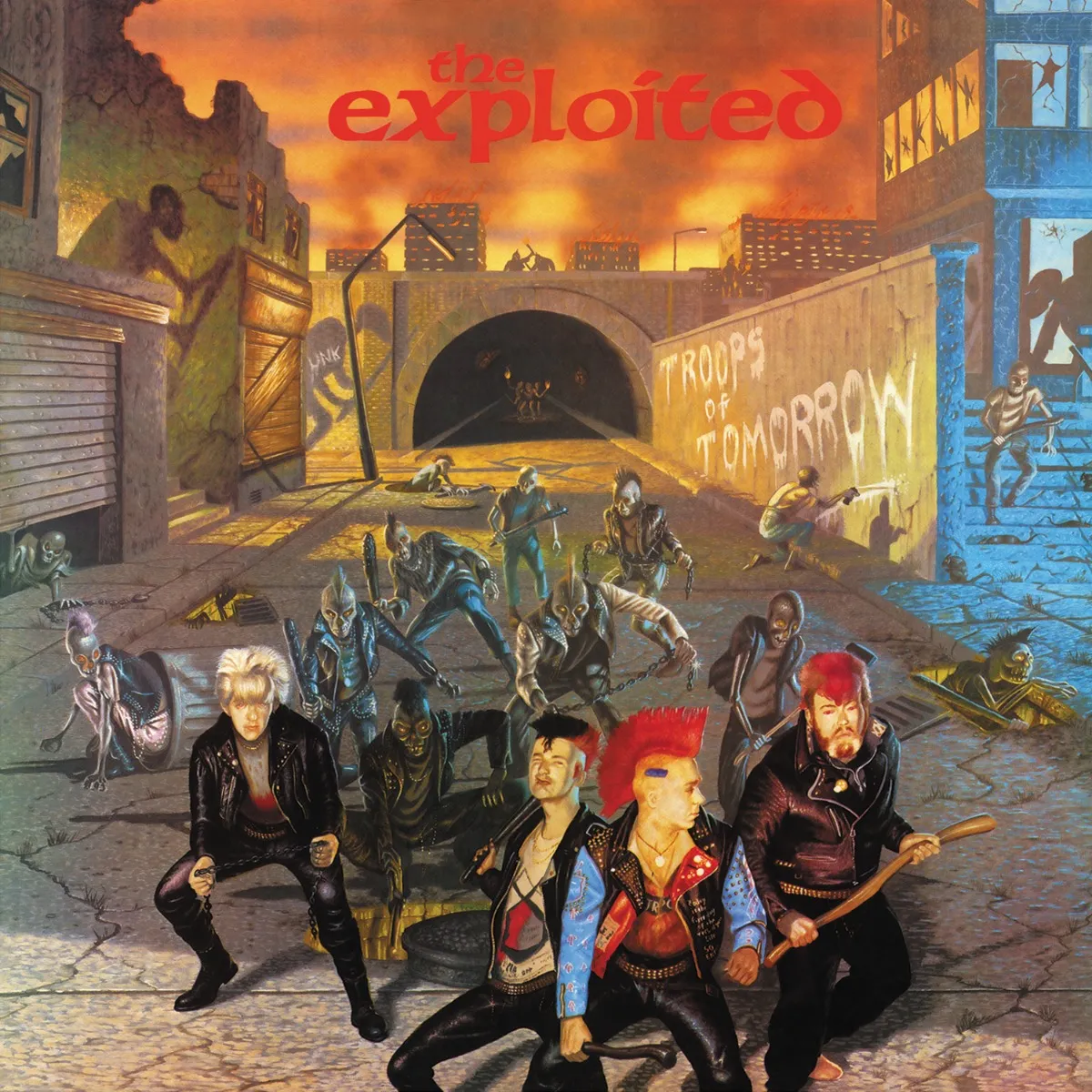 EXPLOITED - TROOPS OF TOMORROW gatefold vinyl LP