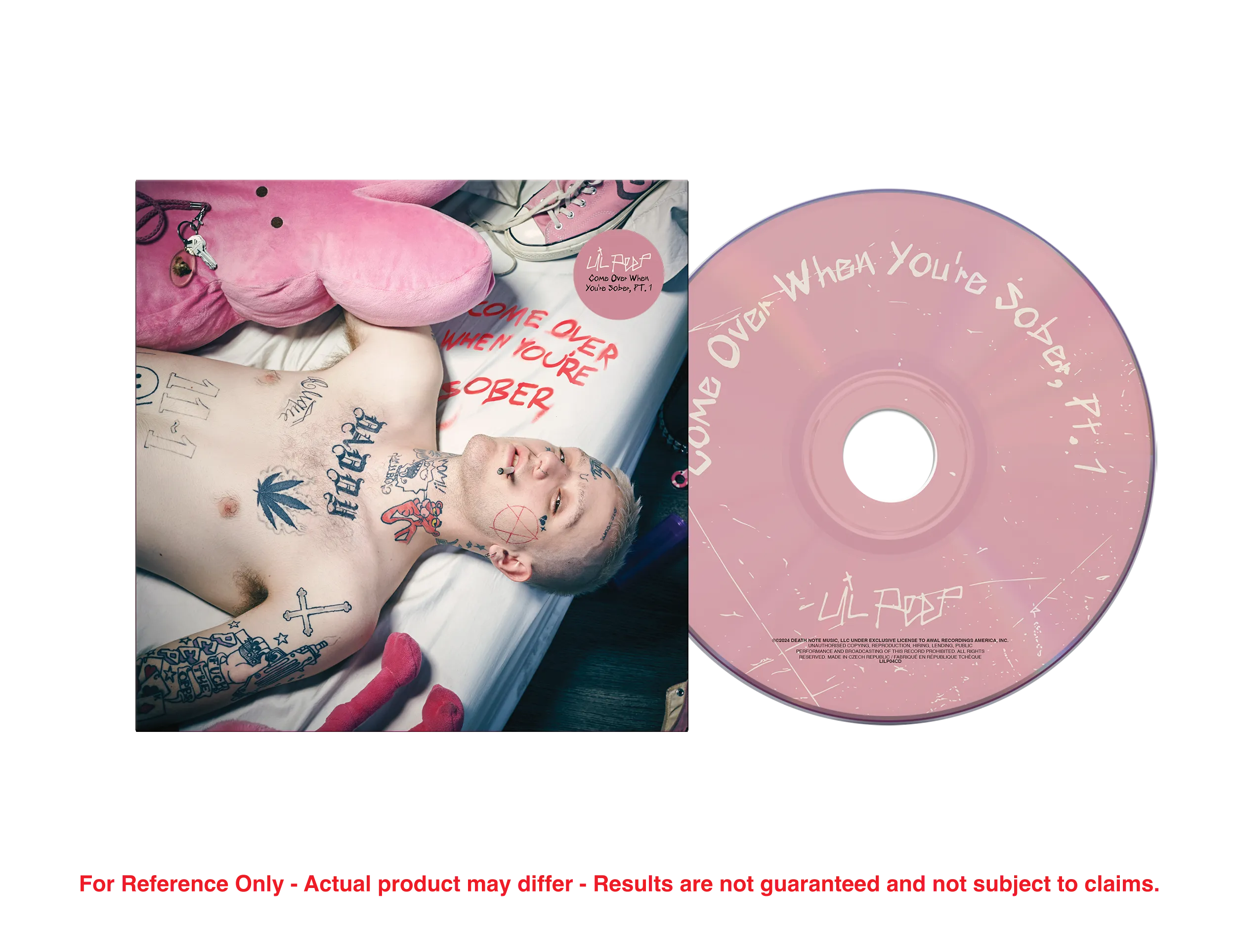 LIL PEEP - COME OVER WHEN YOU'RE SOBER CD