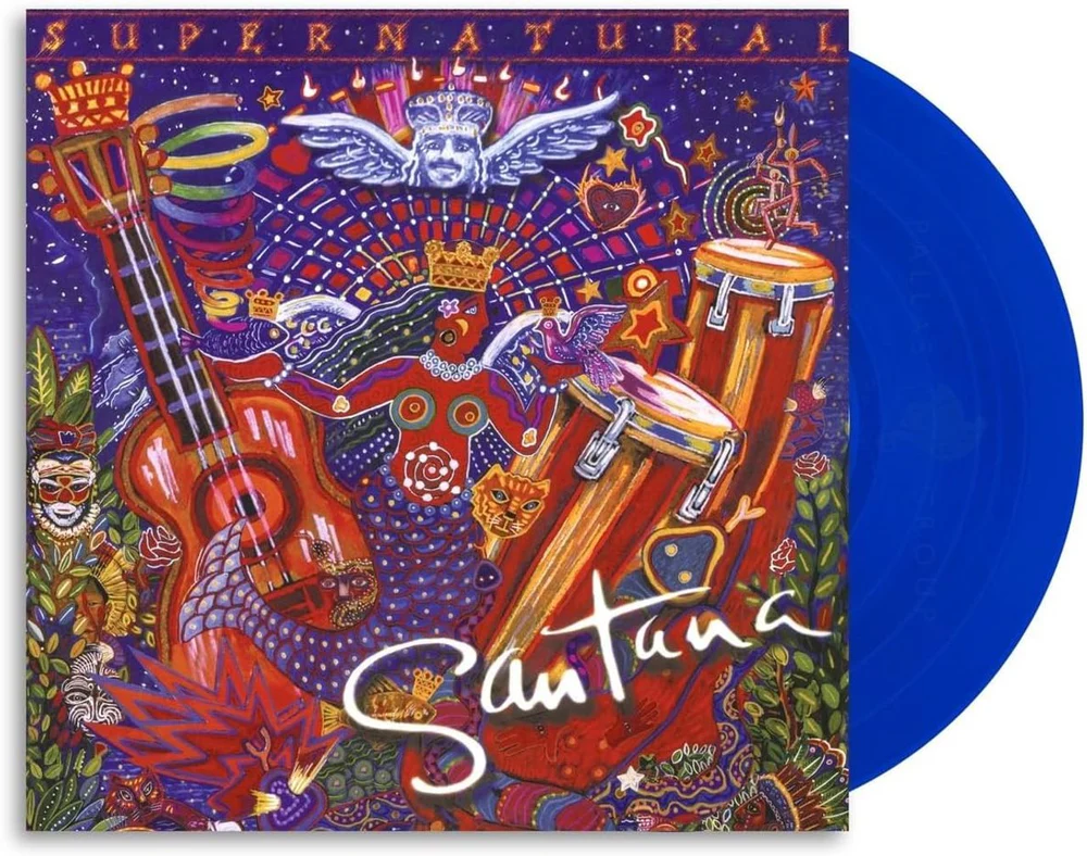SANTANA - SUPERNATURAL blue vinyl LP