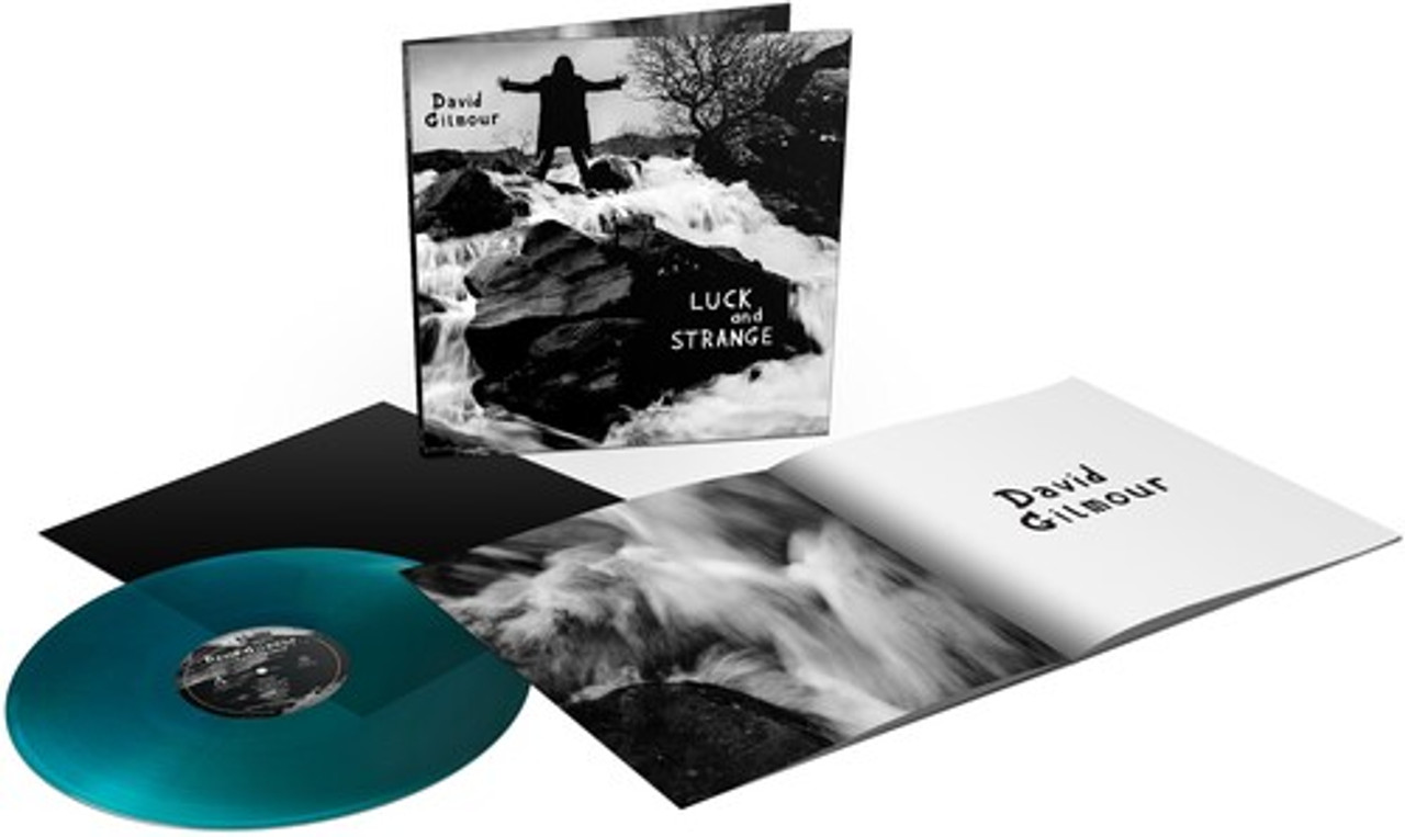 GILMOUR DAVID - LUCK AND STRANGE translucent sea blue LP