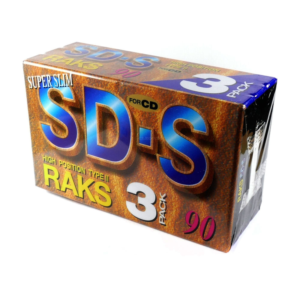 PRIBOR - KAZETE RACKS SD-S-C-90 CHROME 3-PACK - Slika 2