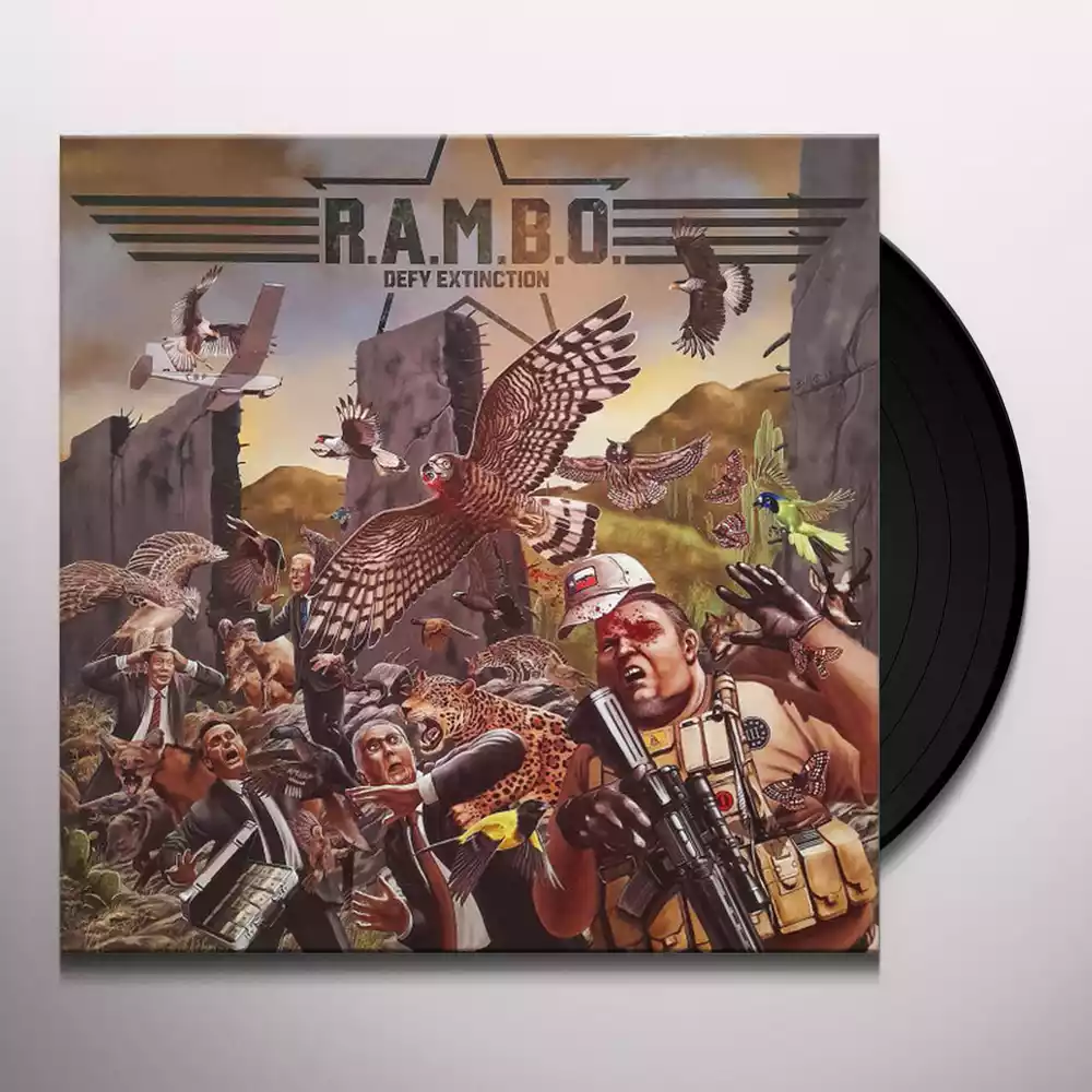 R.A.M.B.O. - DEFY EXTINCTION neon yellow vinyl LP