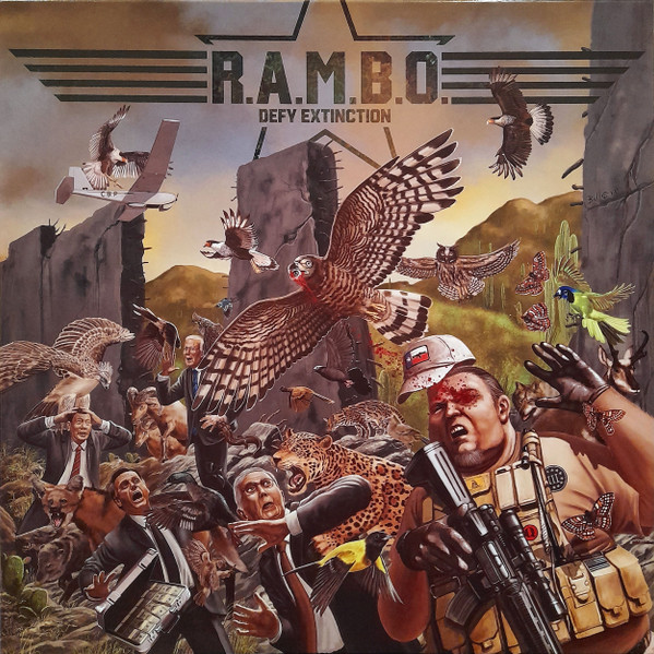 R.A.M.B.O. - DEFY EXTINCTION neon yellow vinyl LP - Slika 2