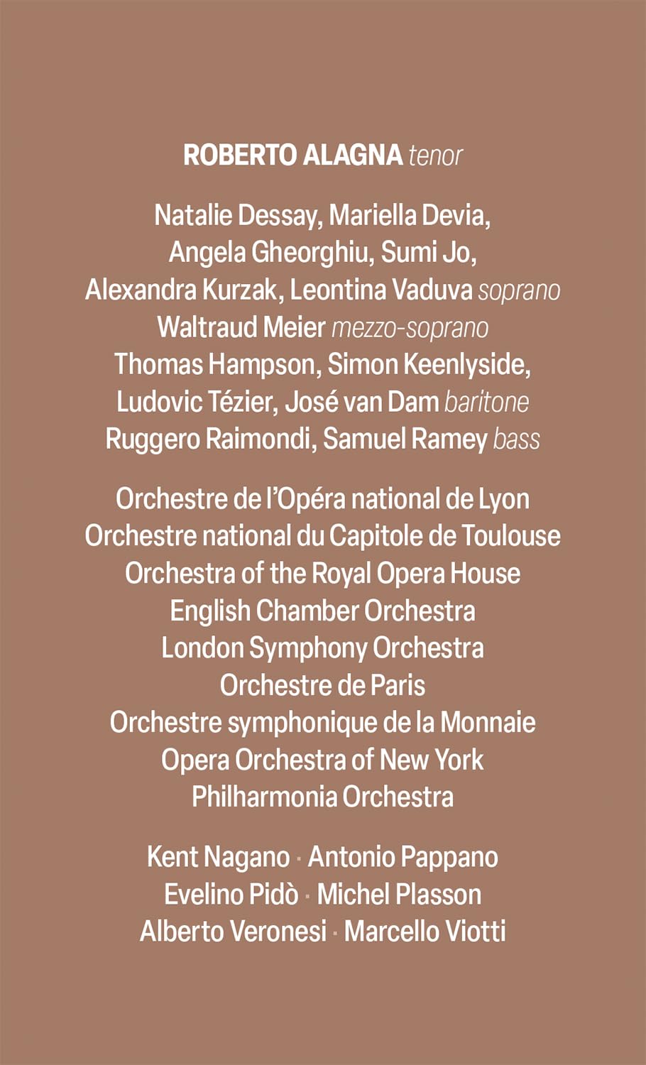 ALAGNA ROBERTO - ALL'OPERA: COMPLETE OPERA RECORDINGS ON WARNER CD33 - Slika 3
