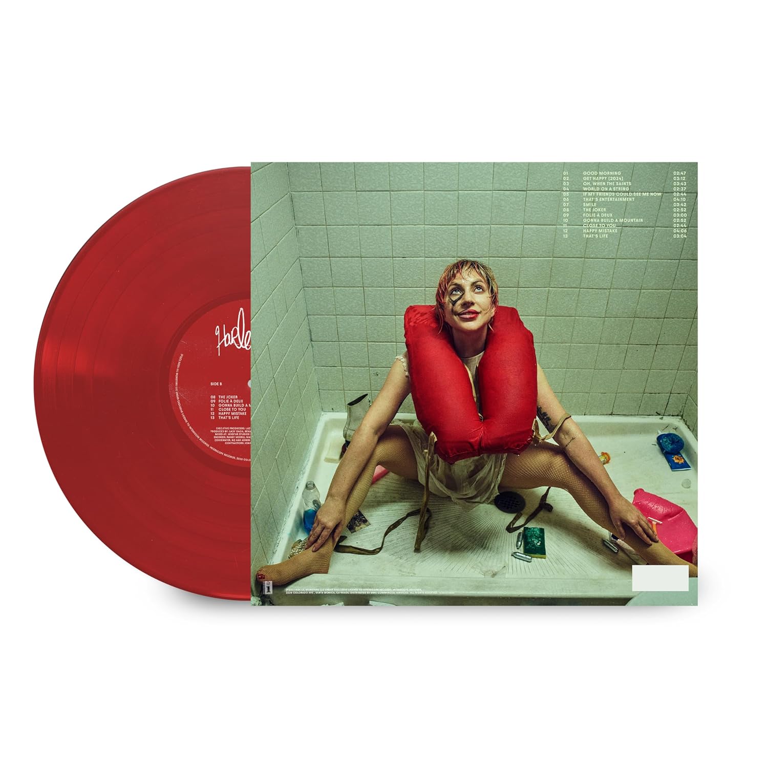 LADY GAGA - HARLEQUIN opaque red vinyl LP - Slika 2