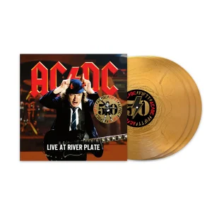 AC/DC - LIVE AT RIVER PLATE 50th anniversary gold coloured vinyl LP3