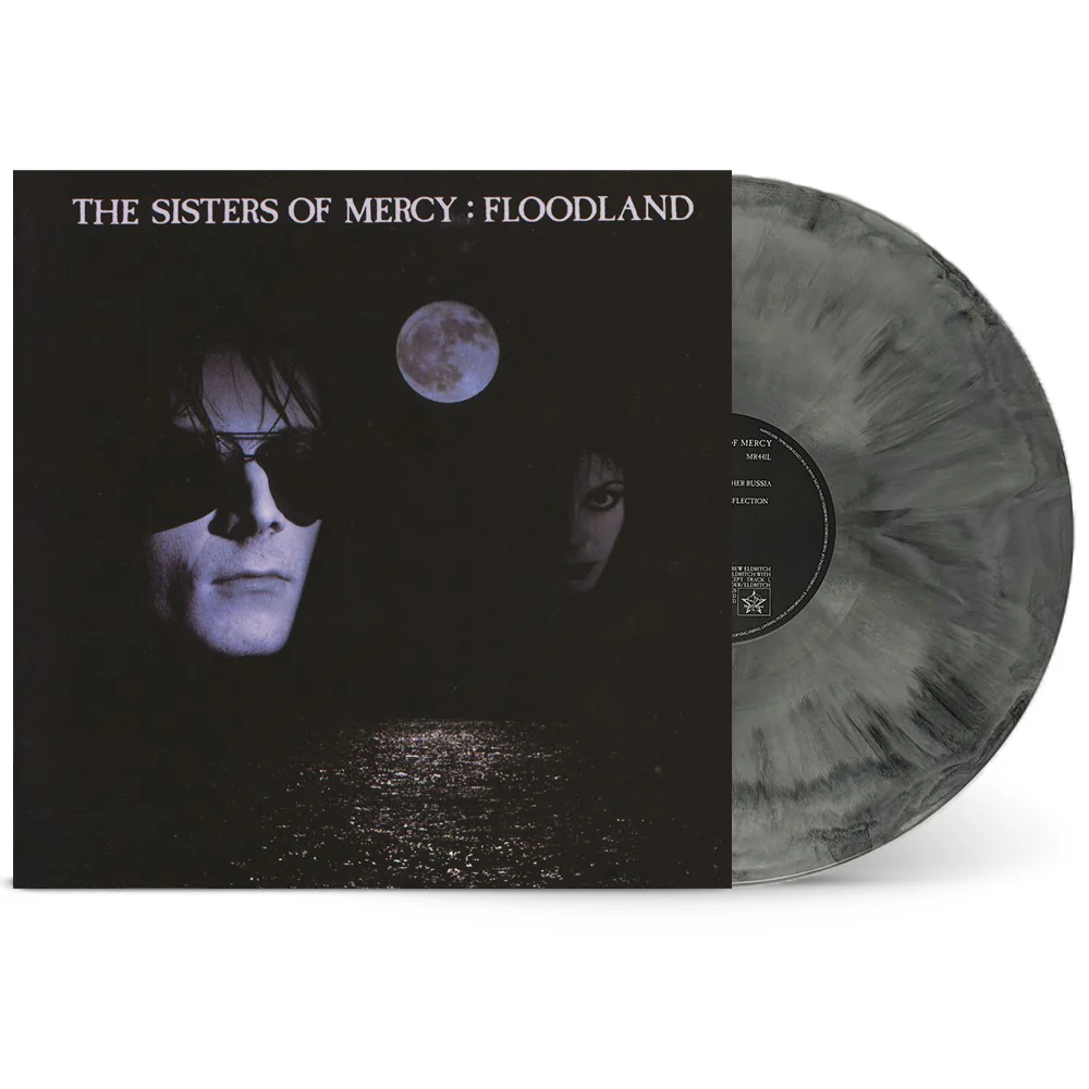 SISTERS OF MERCY - FLOODLAND black ice galaxy vinyl LP