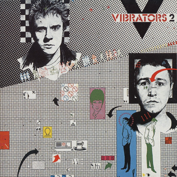 VIBRATORS - V2 ltd translucent red vinyl LP