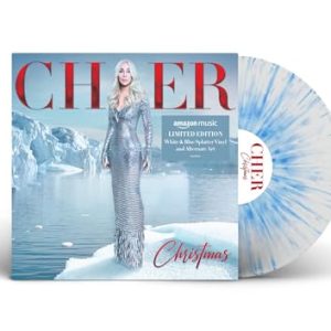 CHER - CHRISTMAS ltd white & blue splatter vinyl & alternate cover LP
