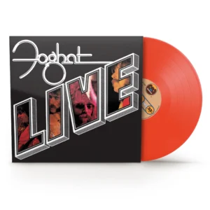 FOGHAT - LIVE transparent orange vinyl LP