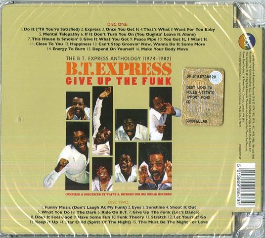 B.T. - EXPRESS - GIVE UP THE FUNK: ANTHOLOGY CD2 - Slika 2