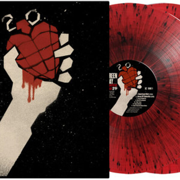 GREEN DAY - AMERICAN IDIOT 20th anniversary red & black splatter vinyl LP2