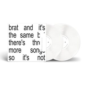 Charli XCX - Brat and it’s the same but there’s three more songs so it’s not (2 x 140g 12" White vinyl album) 2LP