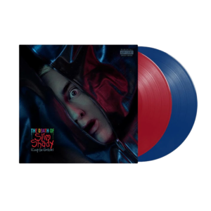EMINEM - DEATH OF SLIM SHADY red & blue vinyl LP