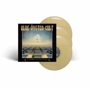 BLUE OYSTER CULT - 50 anniversary LIVE IN NYC FIRST NIGHT gold vinyl LP3