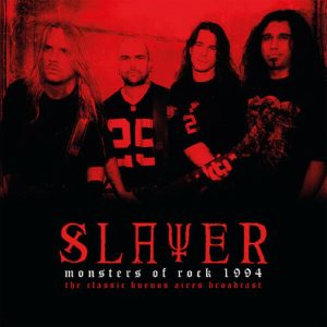 SLAYER - MONSTER OF ROCK 1994 clear vinyl LP2